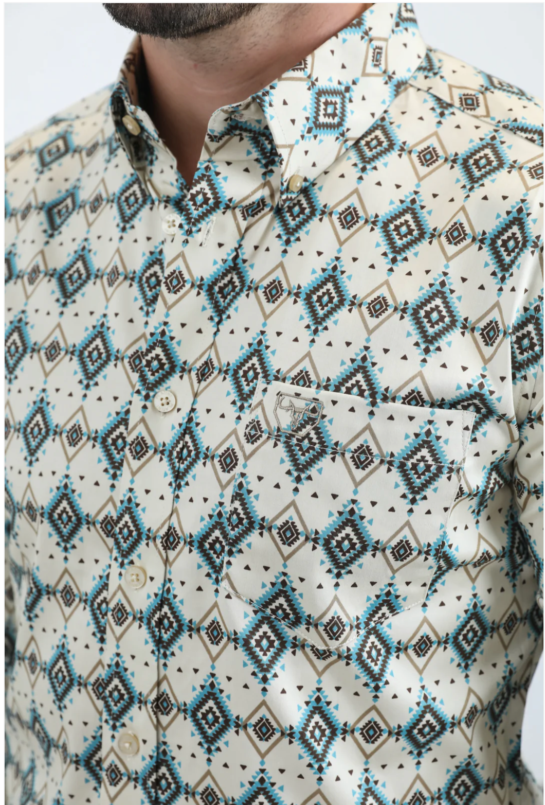 Platini Long Sleeve Payne Durham Button Up