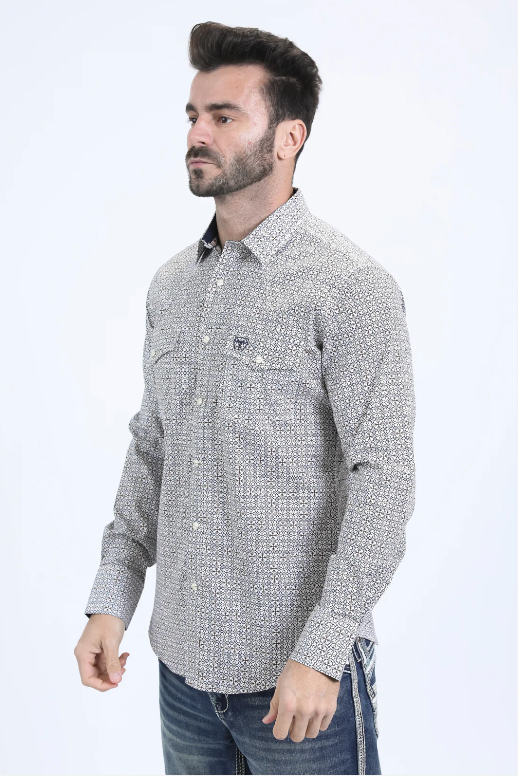 Platini Long Sleeve Jayson  Pearl Snap