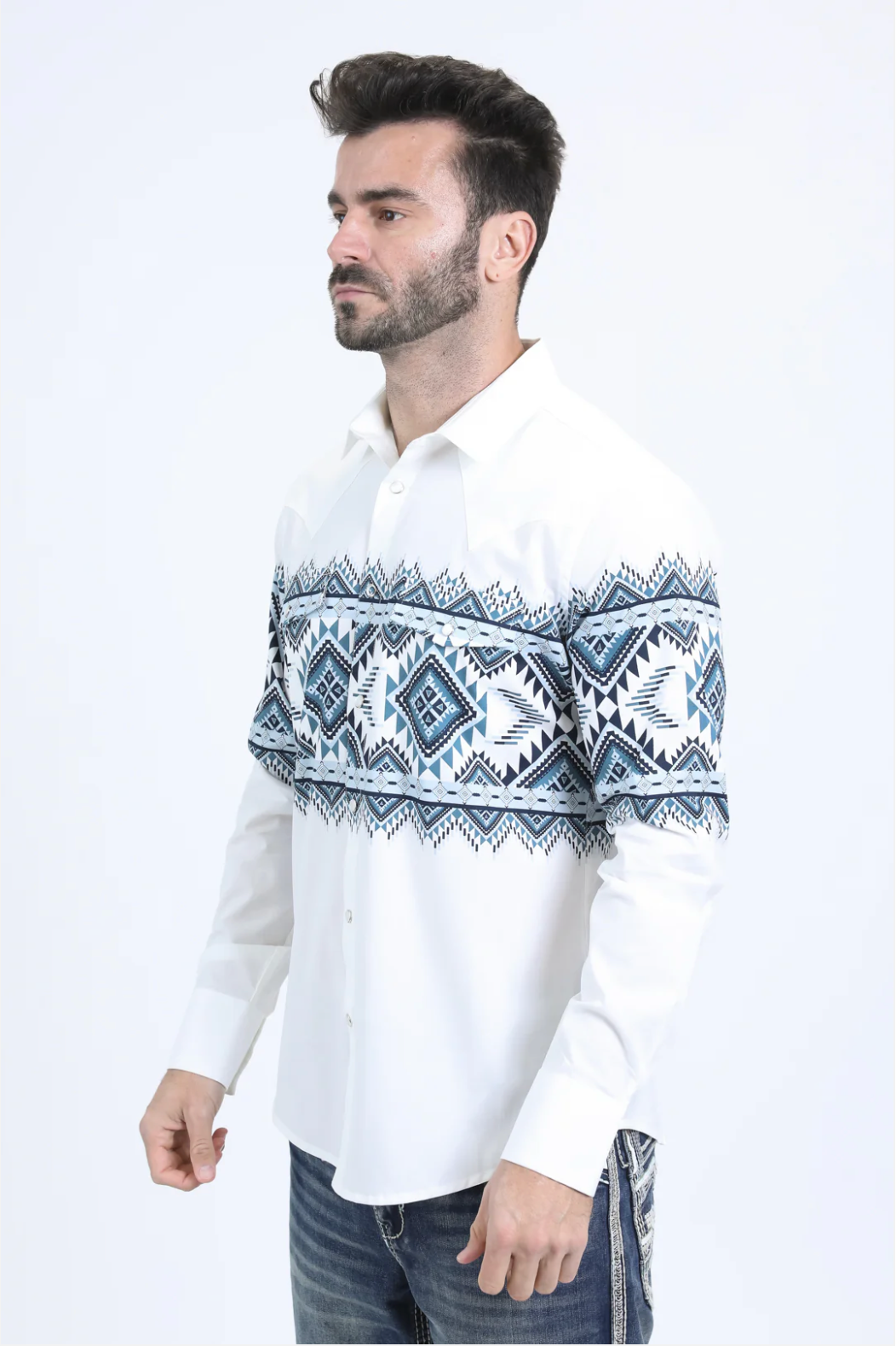 Platini Long Sleeve Jackson  Pearl Snap