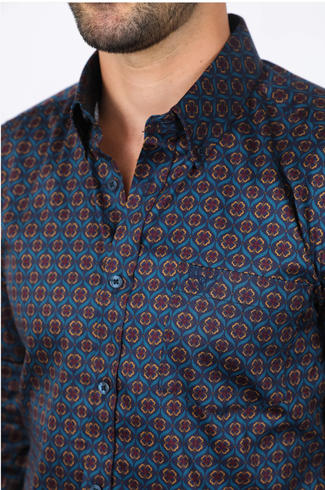Platini Long Sleeve Henderson Button Up