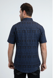 Platini Short Sleeve Woody Button-Up
