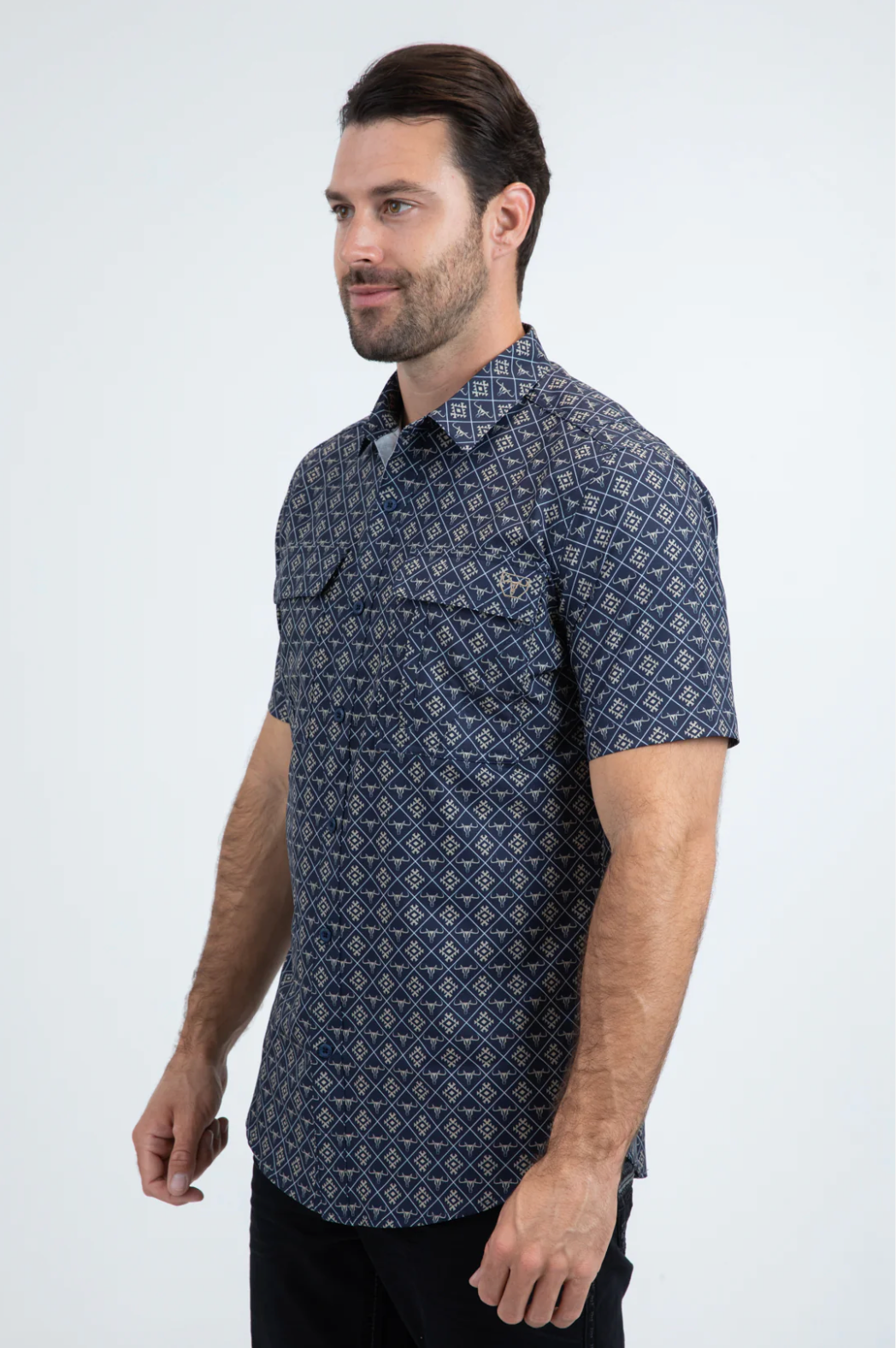 Platini Short Sleeve Jawhar Button Up