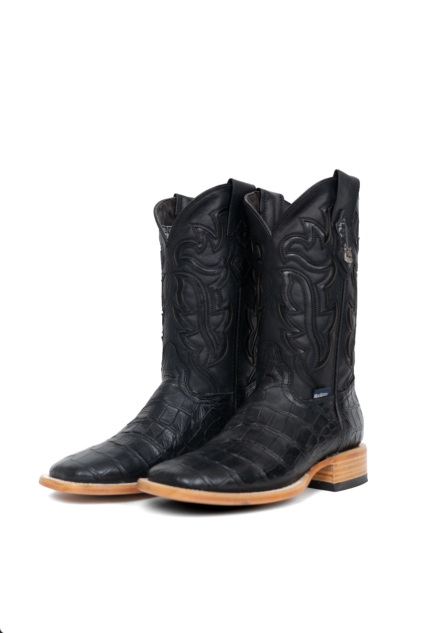 Bruce Alligator Square Toe Cowboy Boot