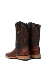 Bruce Alligator Square Toe Cowboy Boot