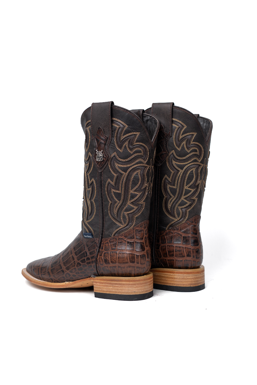 Bruce Alligator Square Toe Cowboy Boot