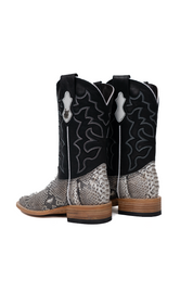 Lucas Exotic Python Square Toe Cowboy Boot