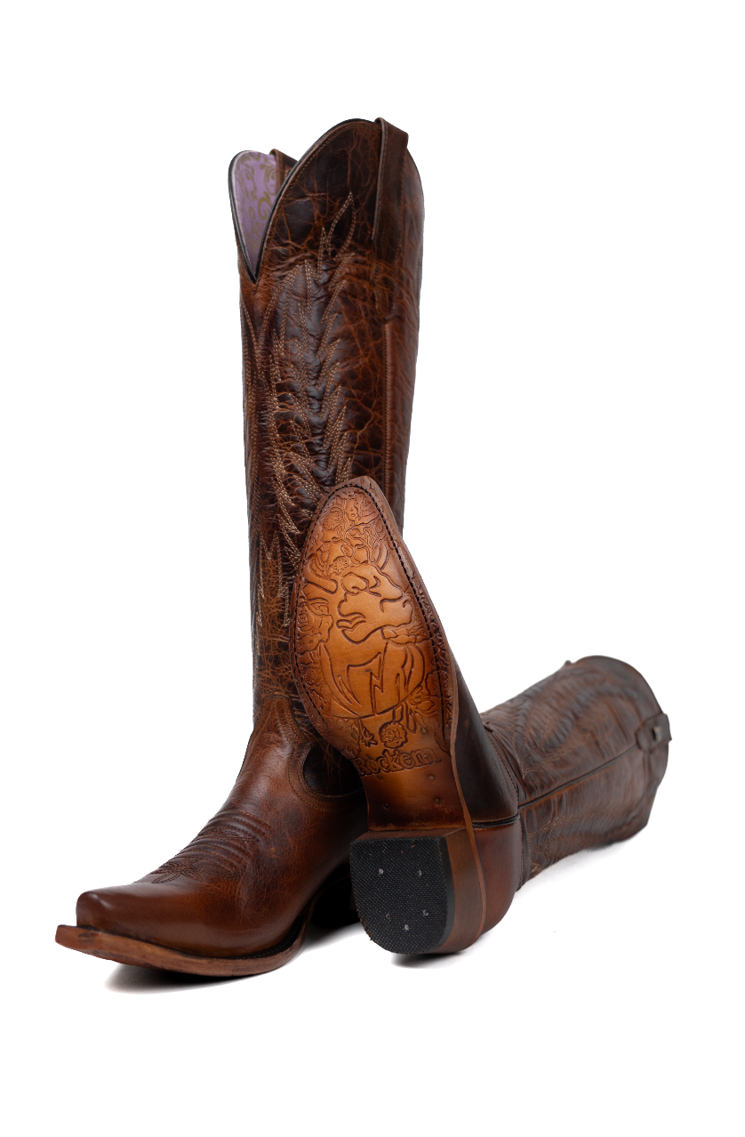 Valentina Tall Neutral Edition Snip Toe Cowgirl Boot