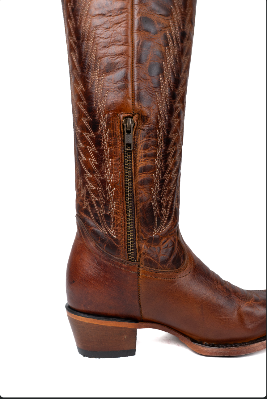 Valentina Tall Neutral Edition Snip Toe Cowgirl Boot