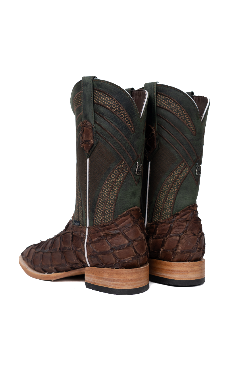Monroe Pirarucu Square Toe Cowboy Boot