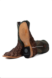 Monroe Pirarucu Square Toe Cowboy Boot