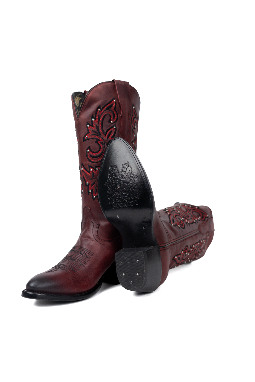 Katy Midi Round Toe Cowgirl Boot