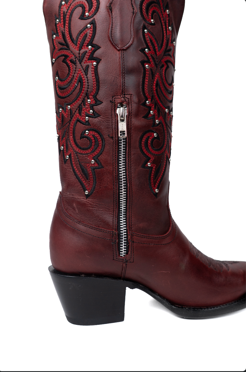Katy Midi Round Toe Cowgirl Boot