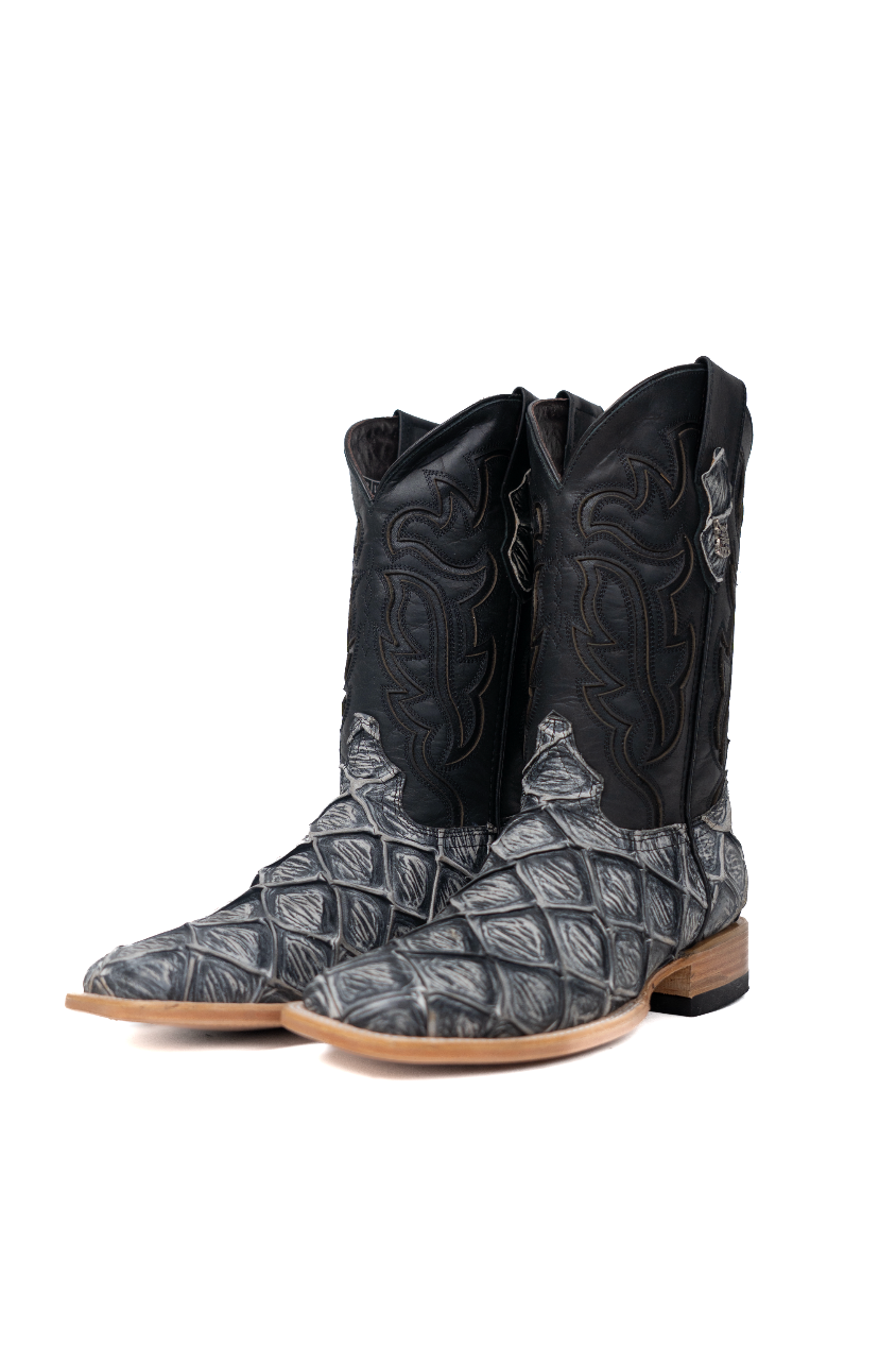 Bruce Big Bass Pirarucu Square Toe Cowboy Boot