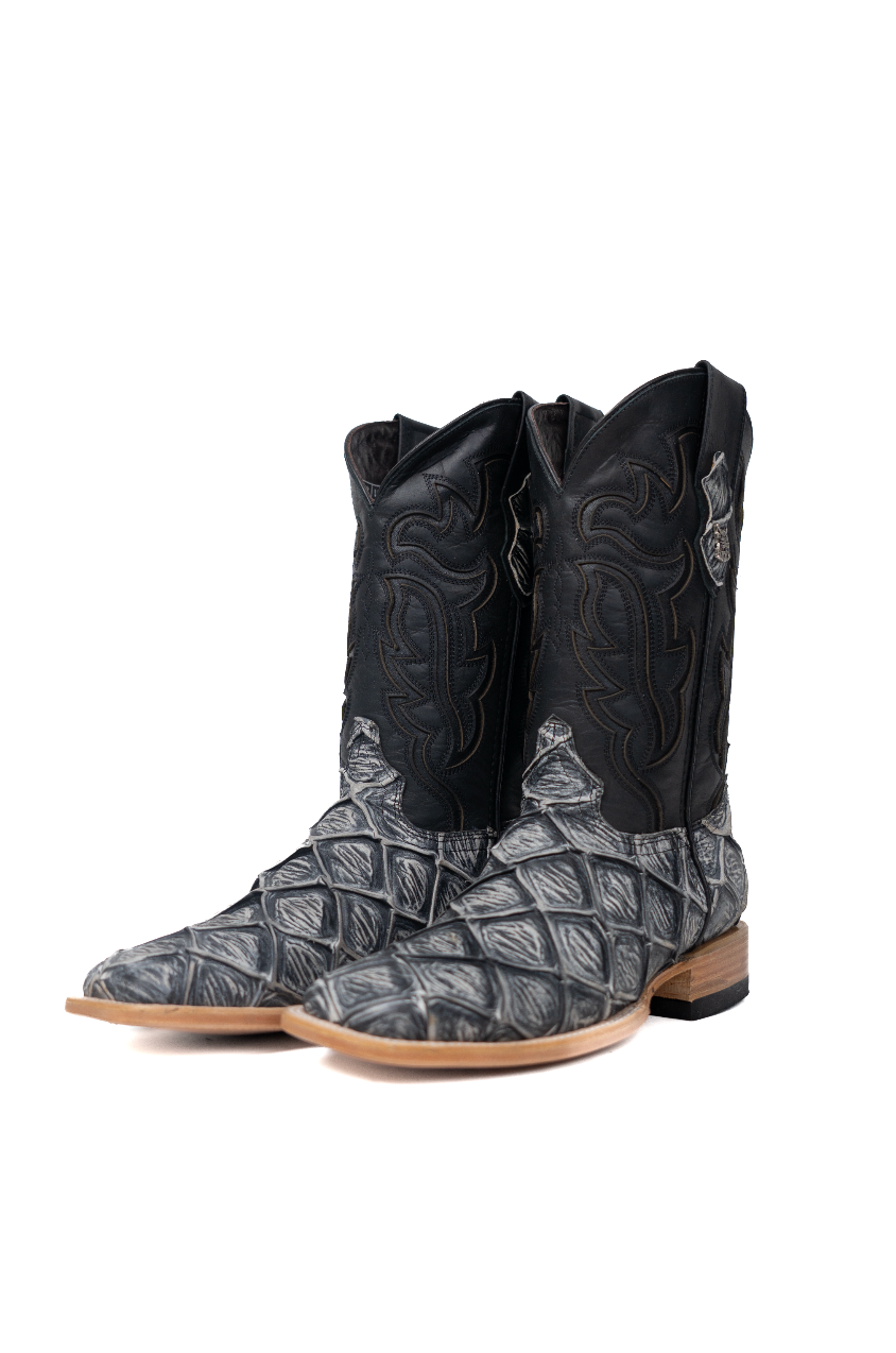 Bruce Big Bass Pirarucu Square Toe Cowboy Boot