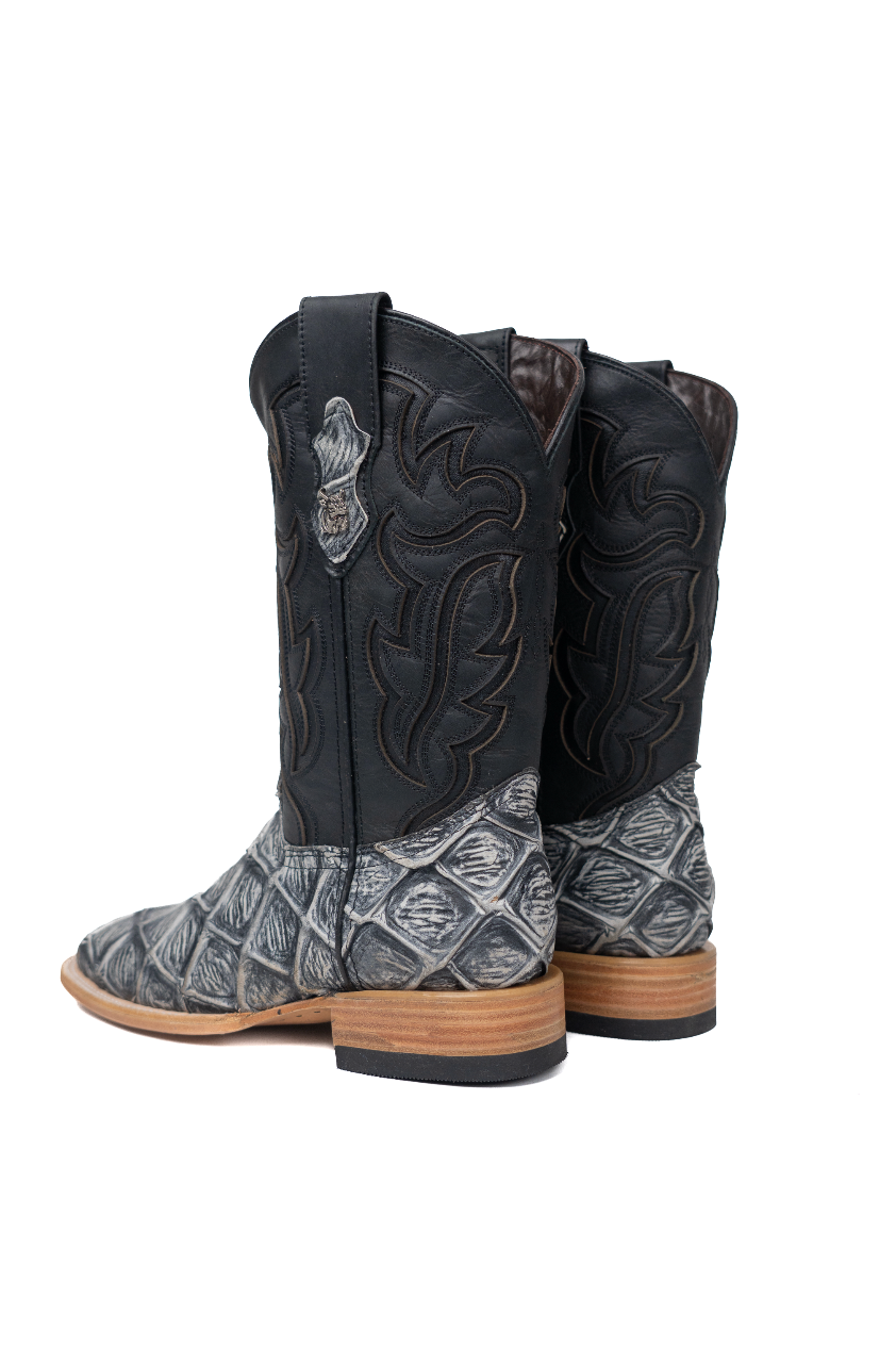 Bruce Big Bass Pirarucu Square Toe Cowboy Boot