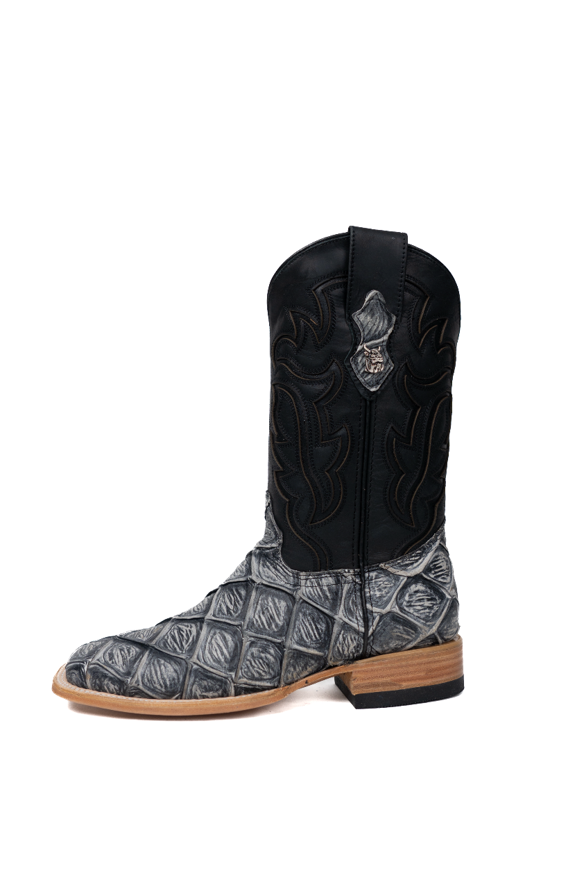 Bruce Big Bass Pirarucu Square Toe Cowboy Boot