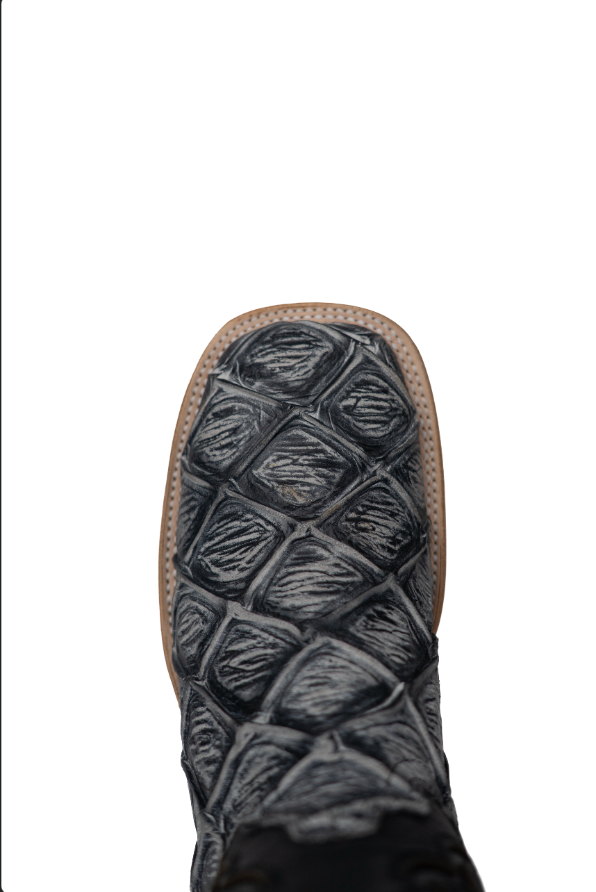 Bruce Big Bass Pirarucu Square Toe Cowboy Boot