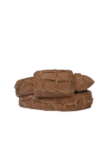 Tommy Exotic Pirarucu Cowboy Belt