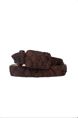 Tommy Exotic Pirarucu Cowboy Belt