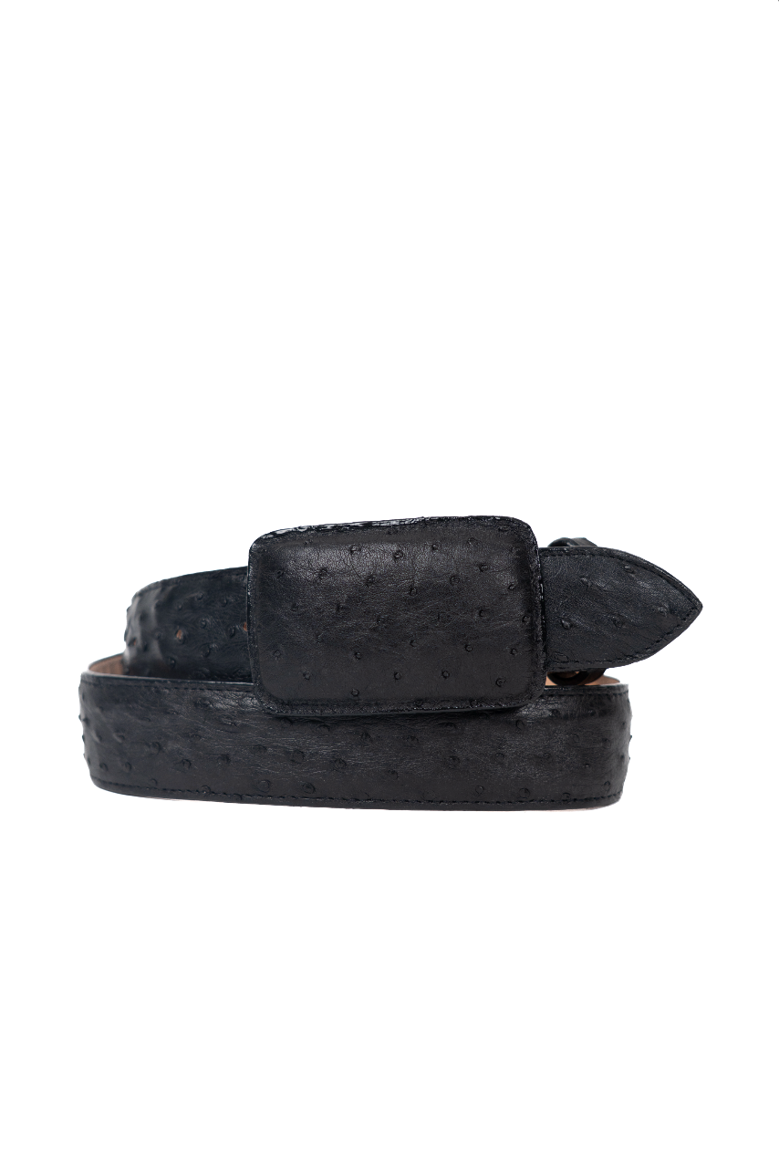 Tommy Exotic Ostrich Cowboy Belt