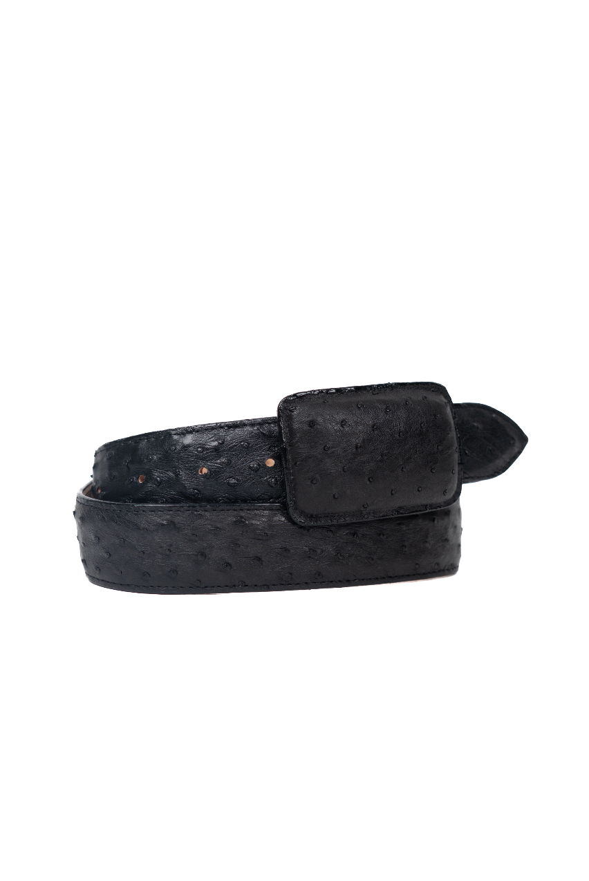 Tommy Exotic Ostrich Cowboy Belt