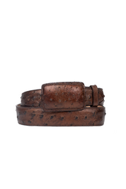 Tommy Exotic Ostrich Cowboy Belt