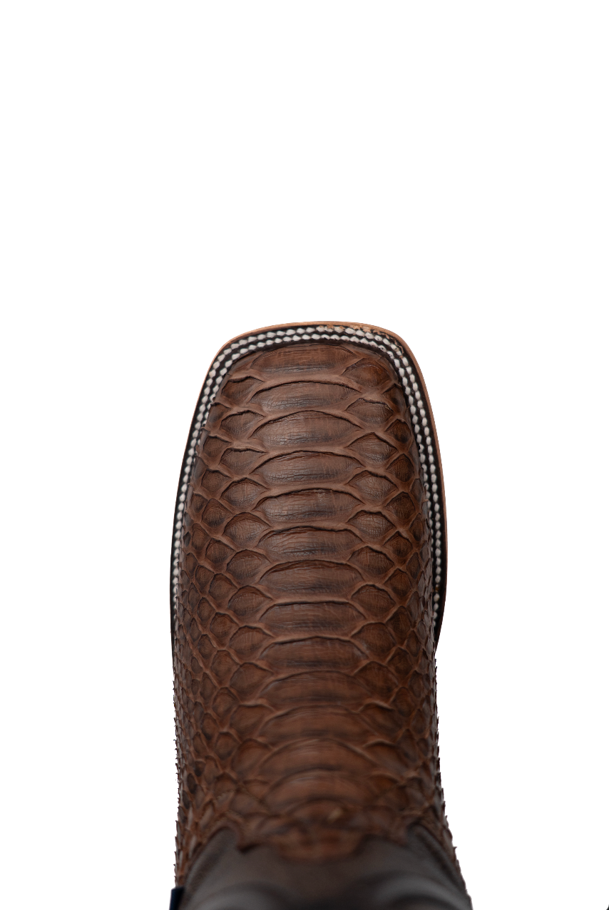 King Ranch Python Exotic Square Toe Cowboy Boot