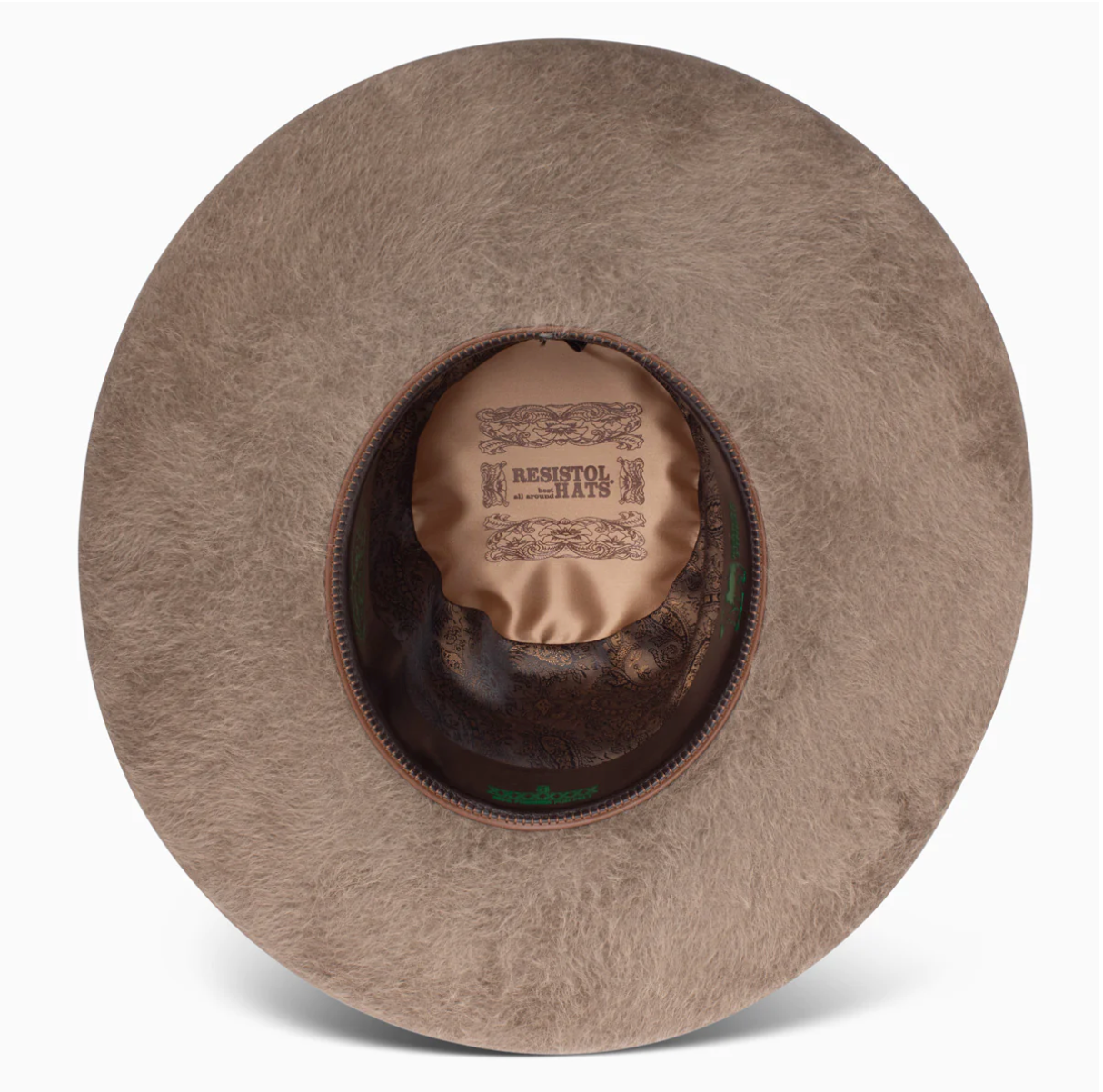 Resistol 8X Stone Kodiak Open Crown Felt Cowboy Hat