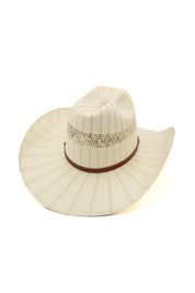 Bangora Enzo Ivory Minnick 10X Straw Hat
