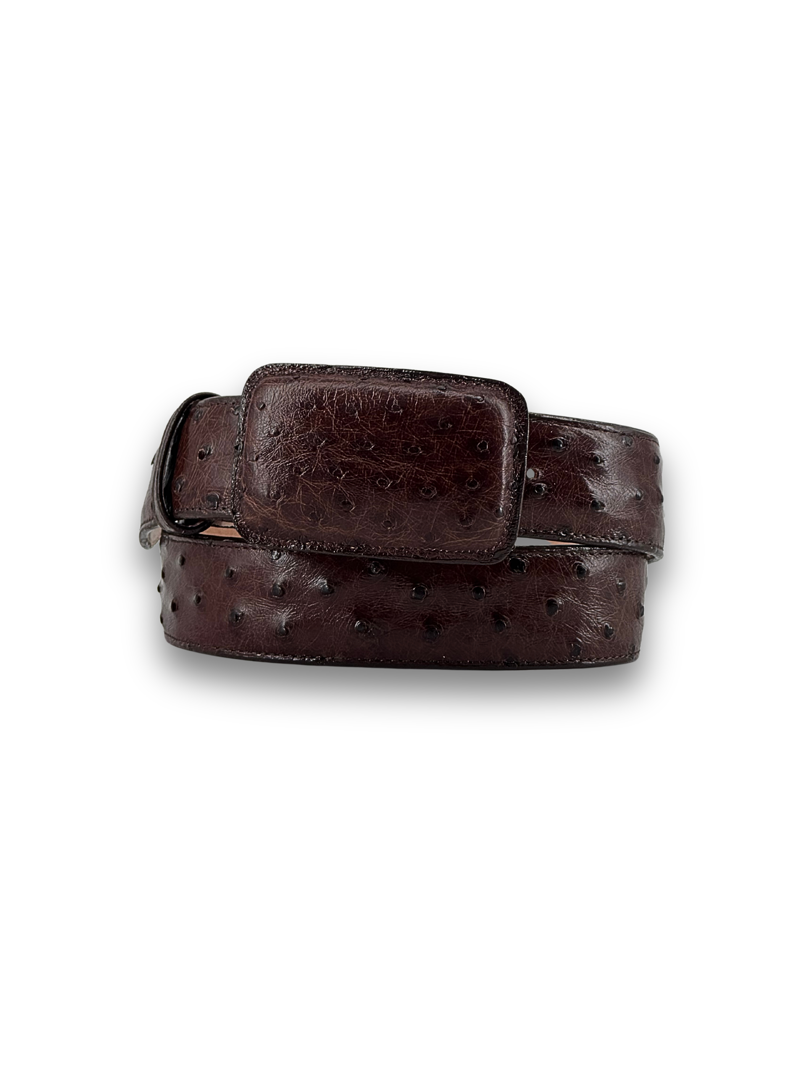 Tommy Exotic Ostrich Cowboy Belt