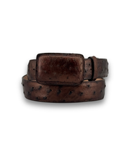 Tommy Exotic Ostrich Cowboy Belt