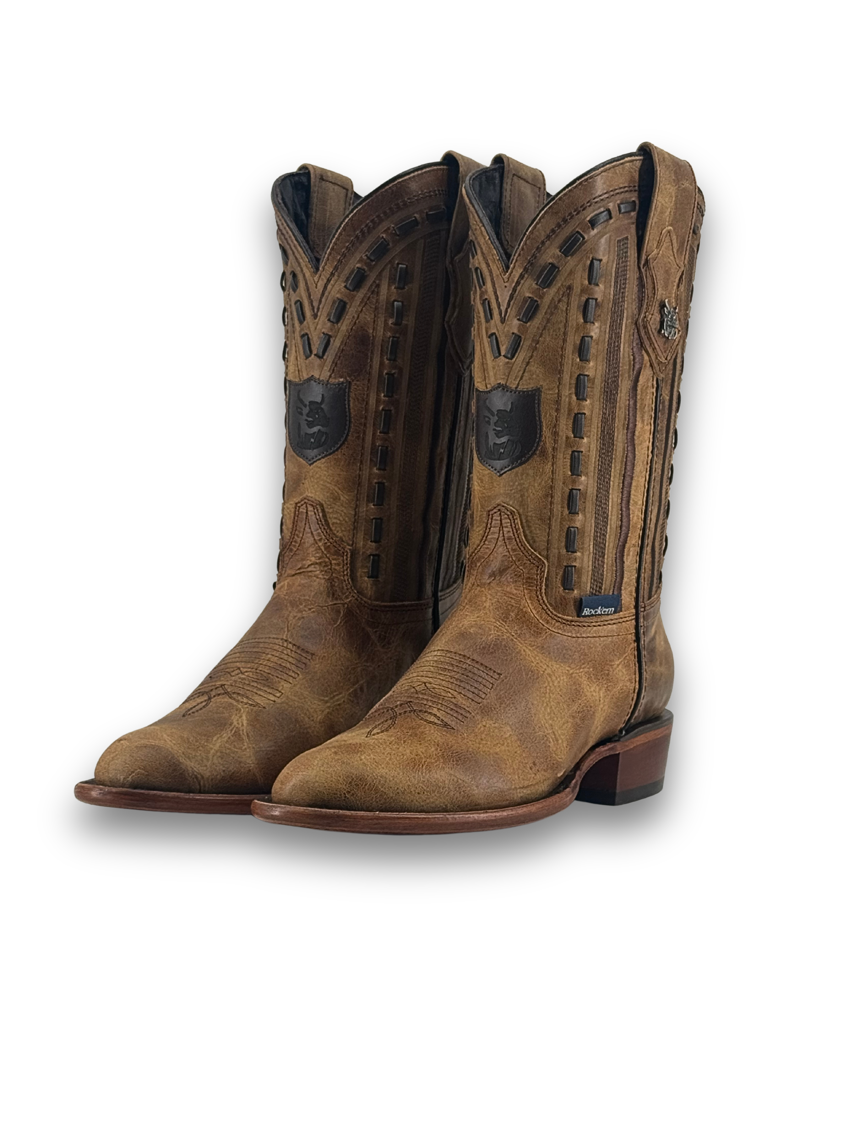 Brandon Round Toe Cowboy Boot