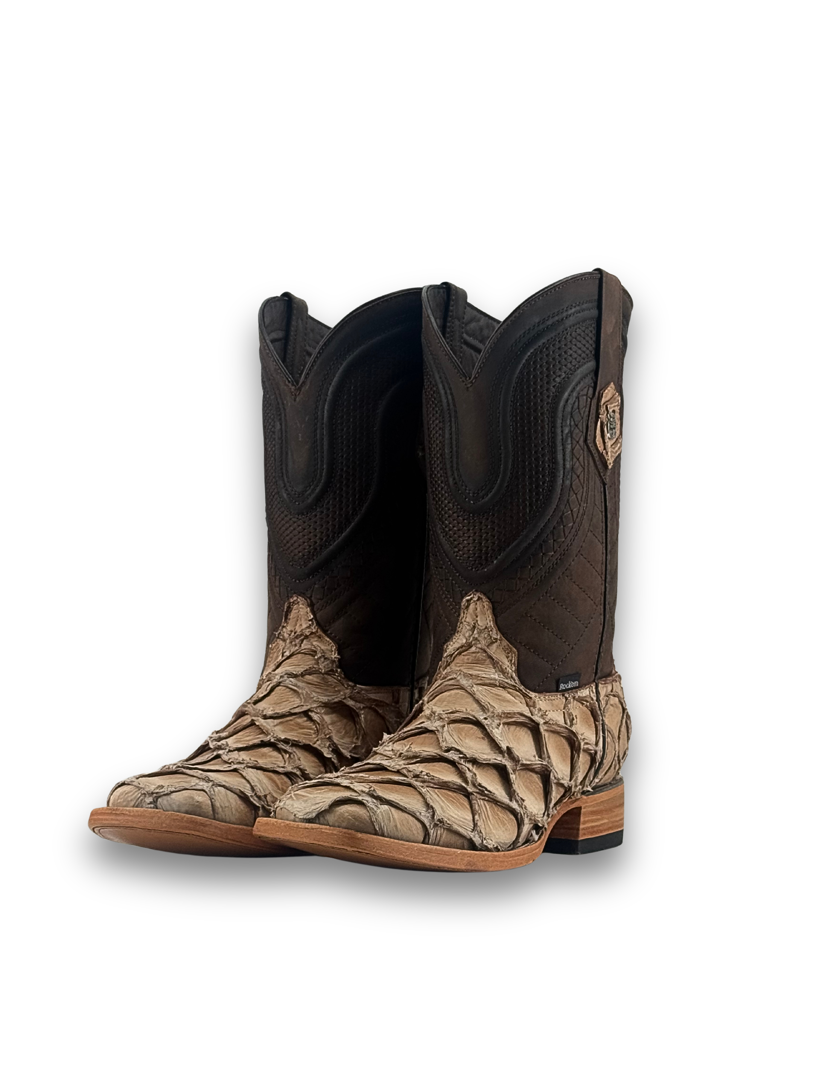 Lambeth Pirarucu Exotic Square Toe Cowboy Boot