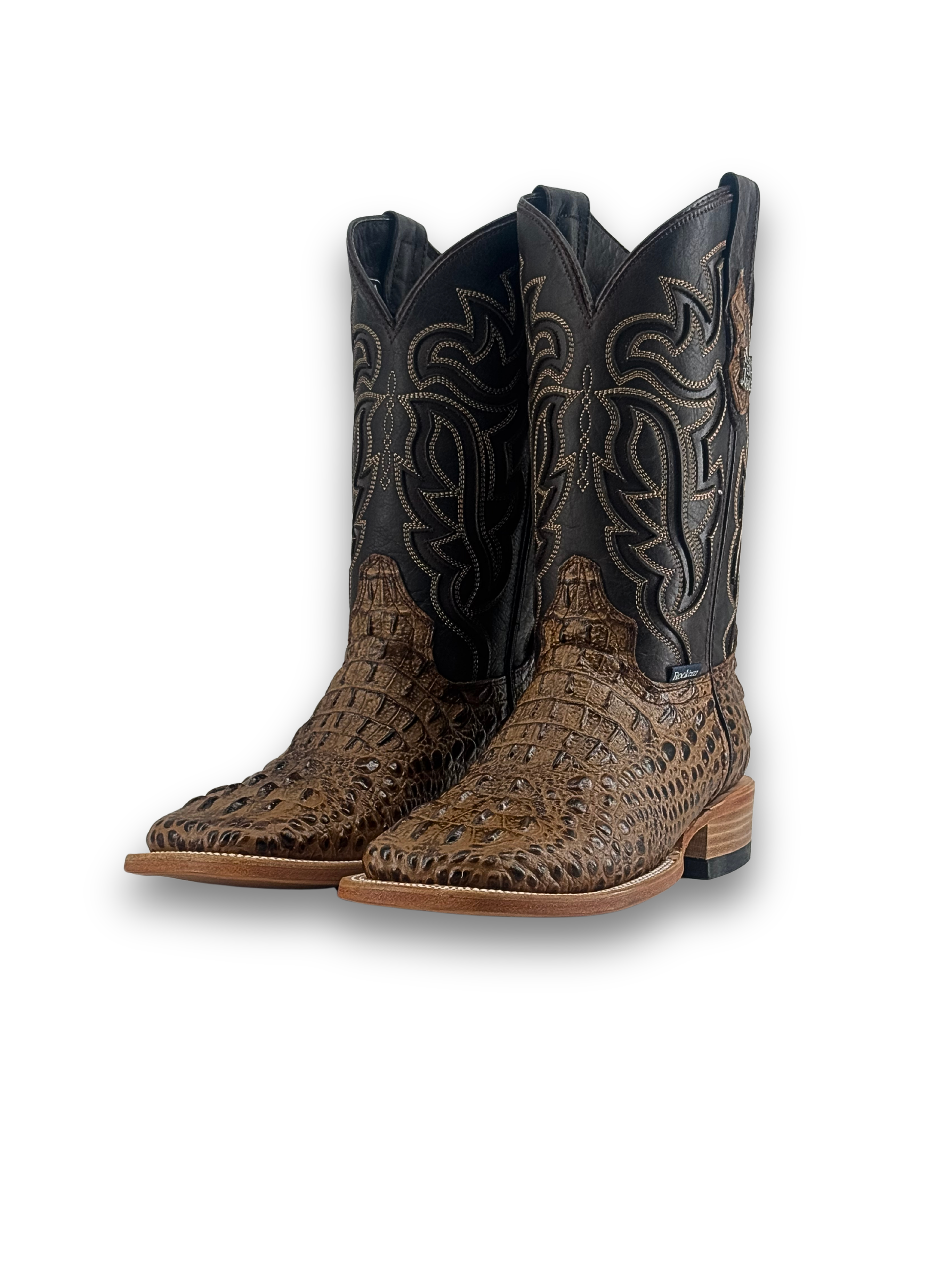 Bruce Caiman Hornback Square Toe Cowboy Boot