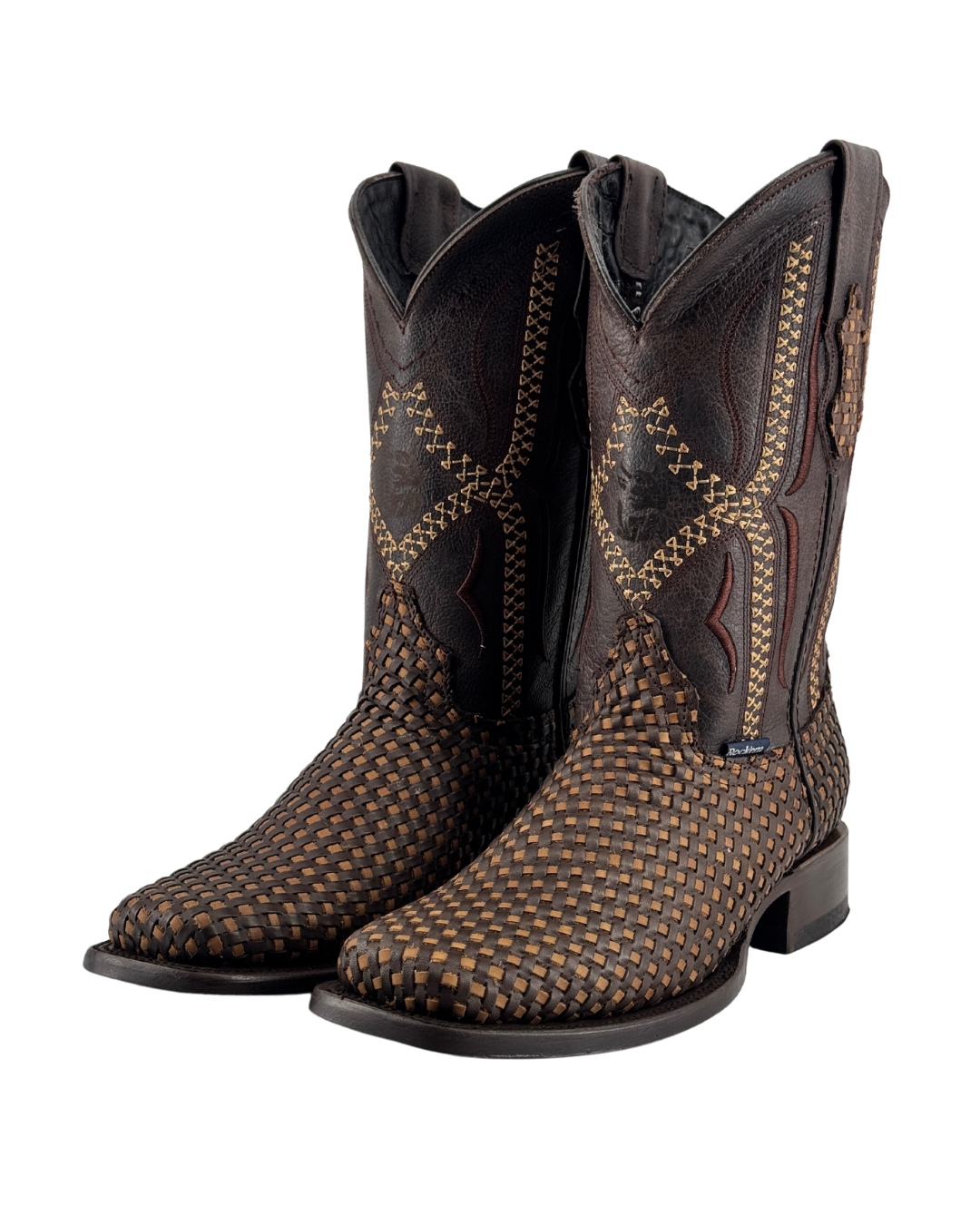 Woven Renegade Rodeo Toe Cowboy Boot