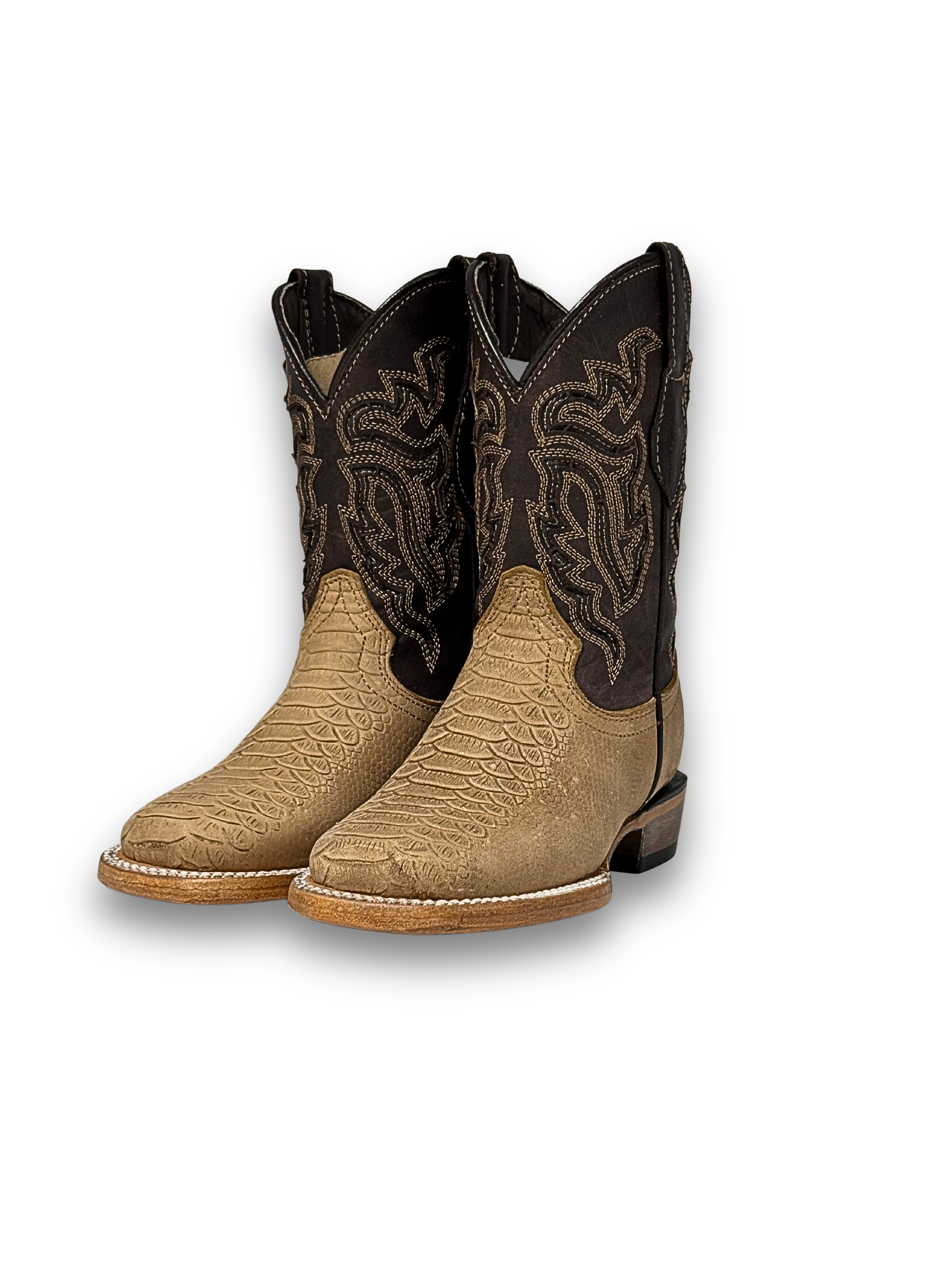 Little Kids Bruce Python Cowboy Boot