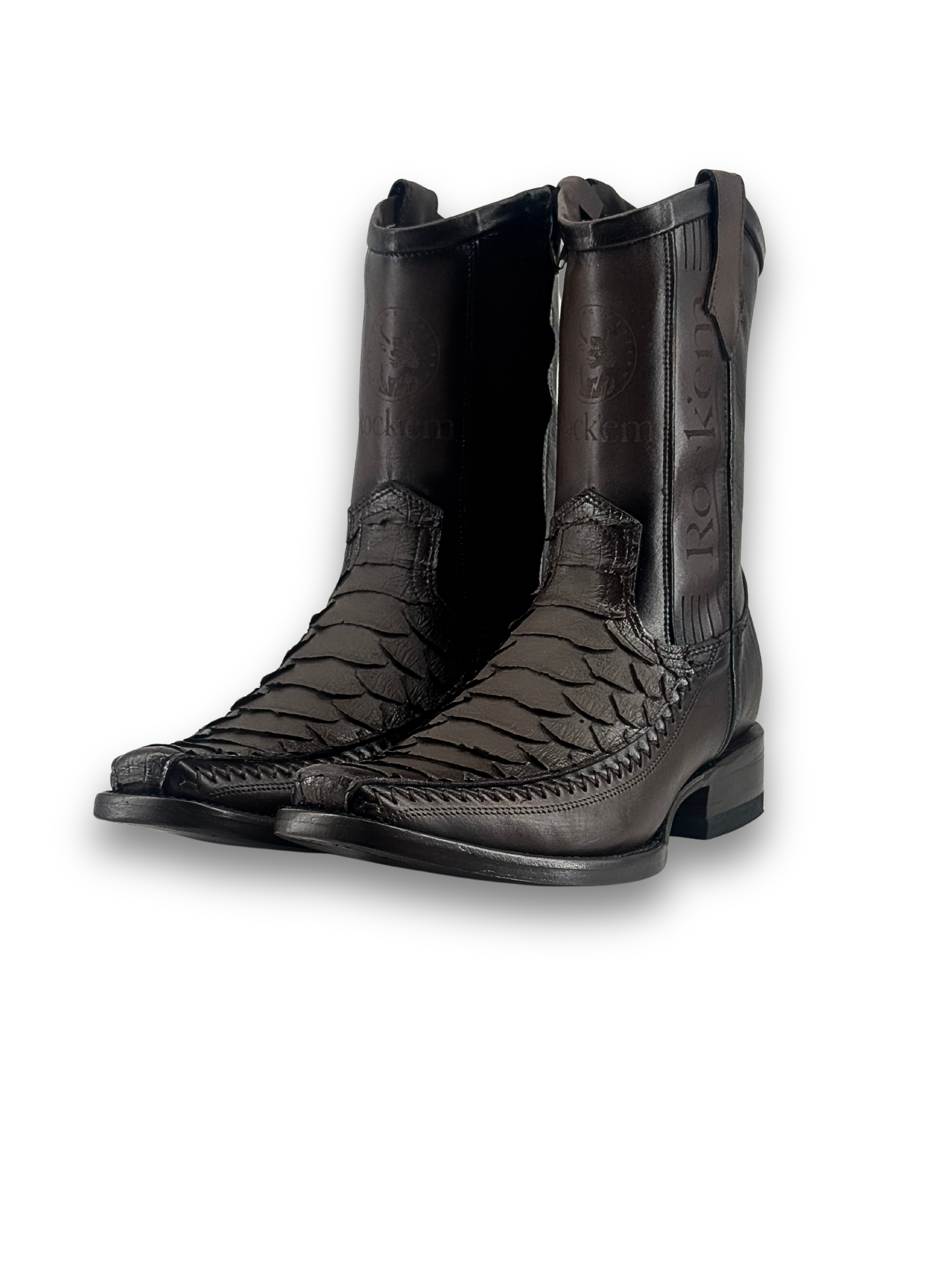 Tenner Giant Python Matte Narrow Toe Cowboy Boot