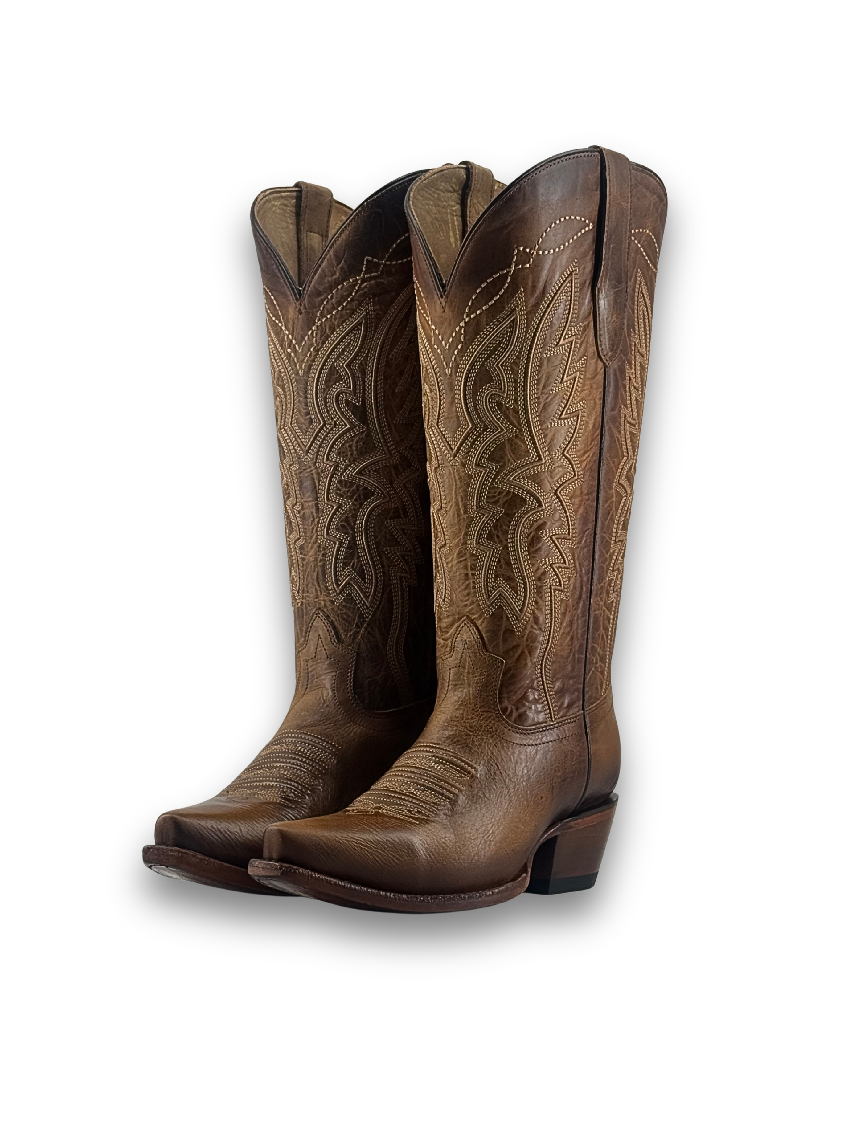 Alexia Midi Wide Calf Snip Toe Cowgirl Boot