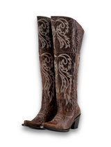 Blanca J Knee High Snip Toe Cowgirl Boot