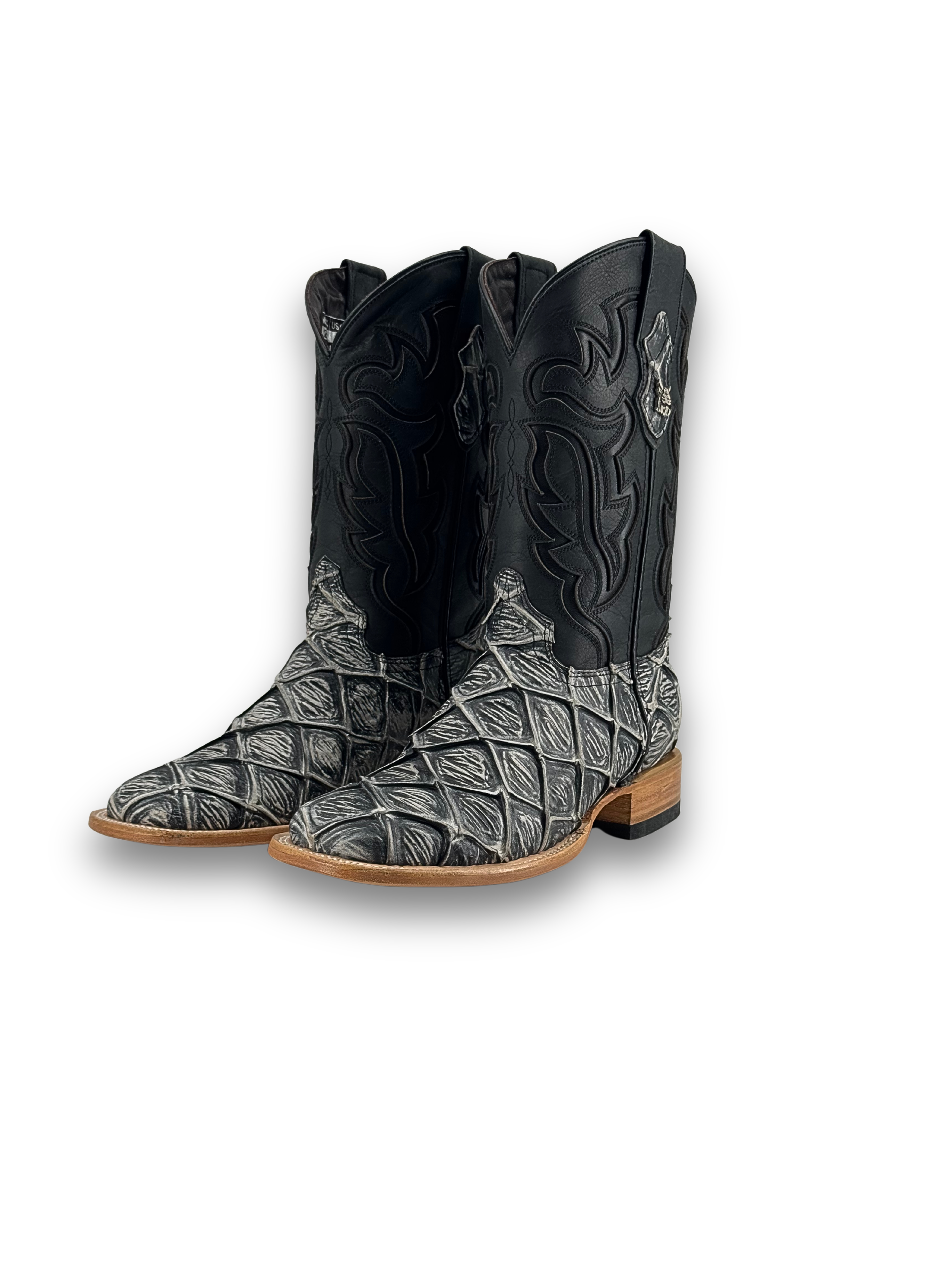 Bruce Big Bass Pirarucu Square Toe Cowboy Boot