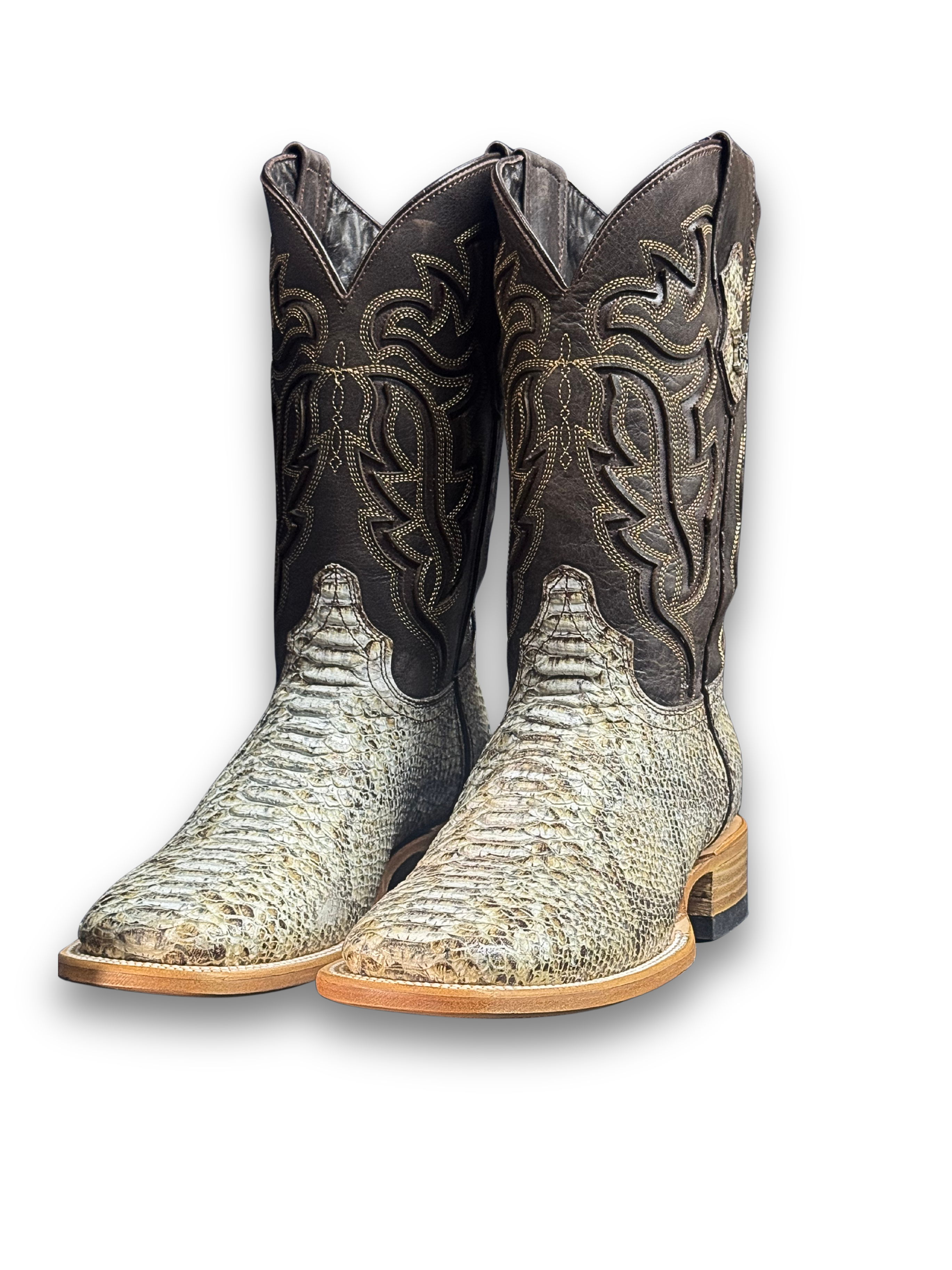 Bruce Python Square Toe Cowboy Boot