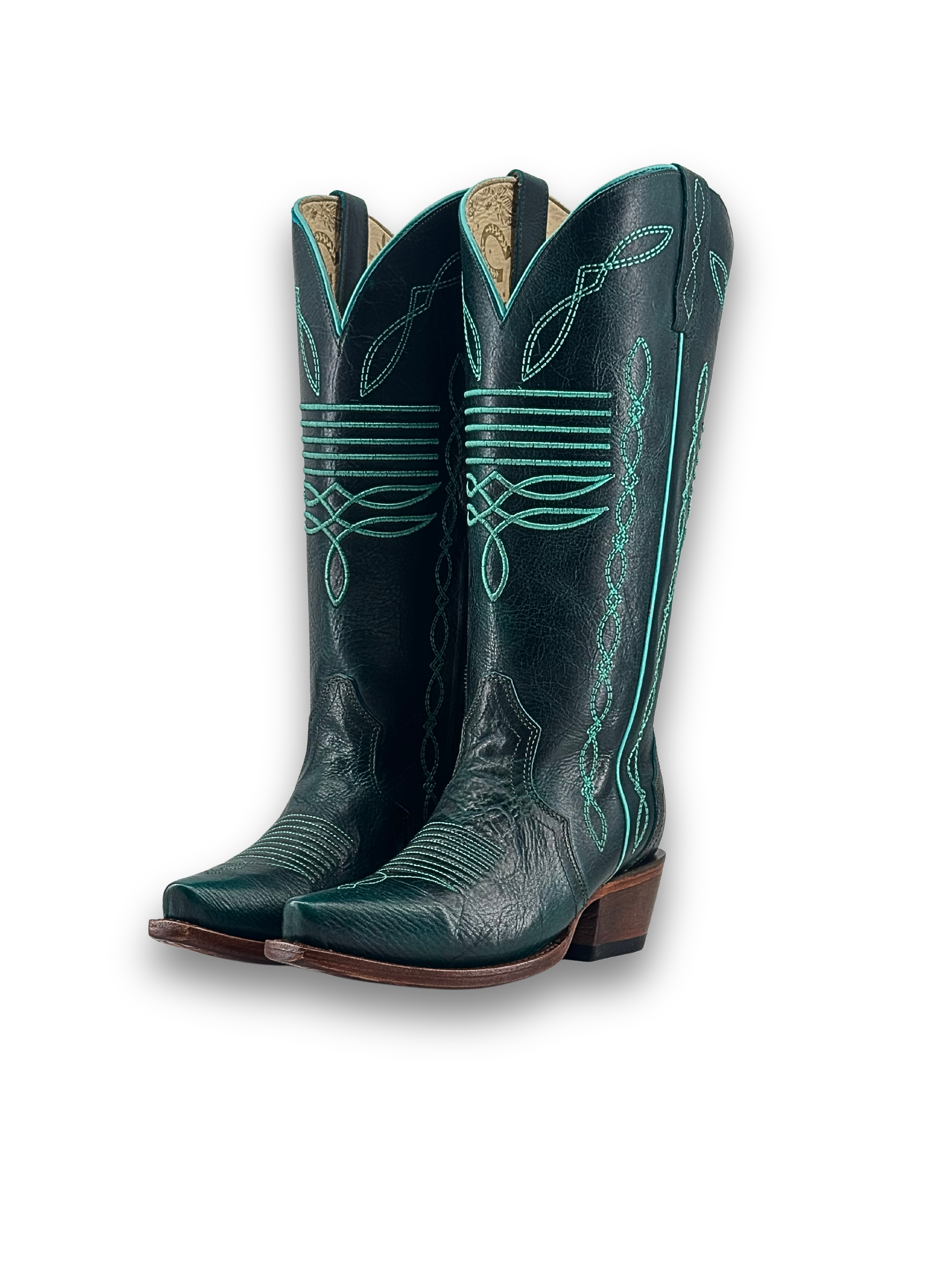 Dalia Midi Wide Calf Snip Toe Cowgirl Boot