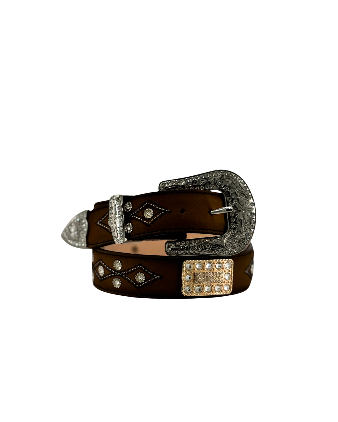 Sofia Square Pearl Rhinestone Belt