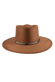 Rock'em Oval Topback Suede Hat