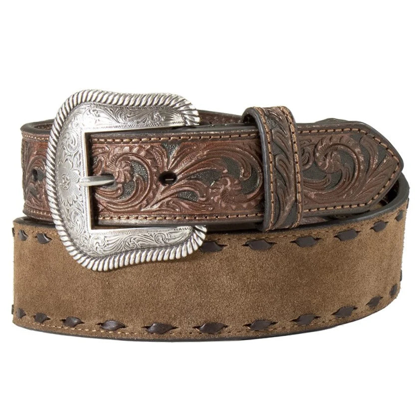 Nocona Rough Tan Billet Cowboy Belt