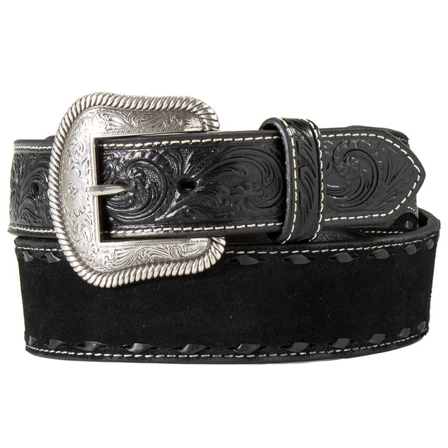 Nocona Rough Black Billet Cowboy Belt