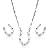 Lucky Stride Horseshoe Jewelry Set