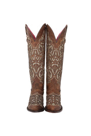 Claudia Barcelona Shedron Tall Point Toe Cowgirl Boot