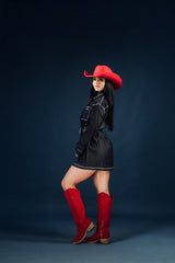 Denim Jacket And Mini Skirt Set