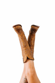 Madeline Midi Snip Toe Cowgirl Boot